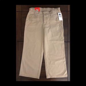 GAP Kids 14 Regular Girls Khaki Capris
